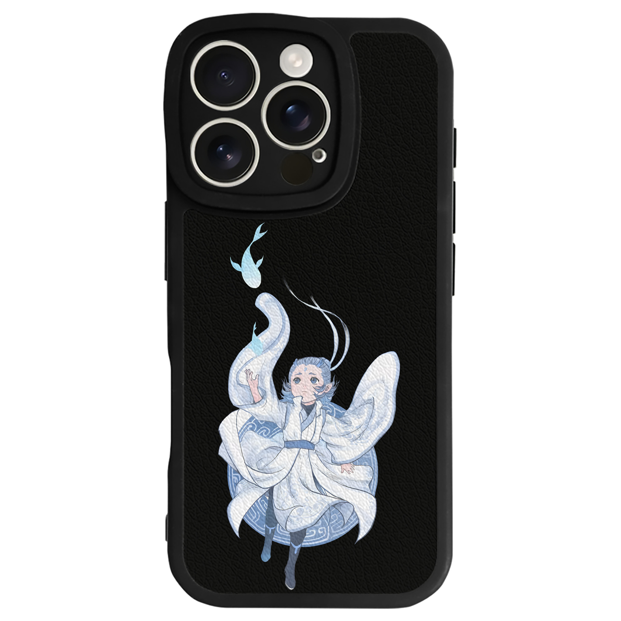 （画像用） Ne Zha 2 ナタ 魔童の大暴れ 【iPhone 16シリーズ対応】シリコンスマホケース（レザー調） 材質：シリコン